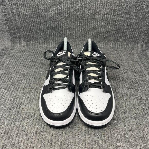 Nike Dunk Low Retro Panda White Black Shoes Womens 7 (5.5Y) CW1590-100 - Picture 2 of 8